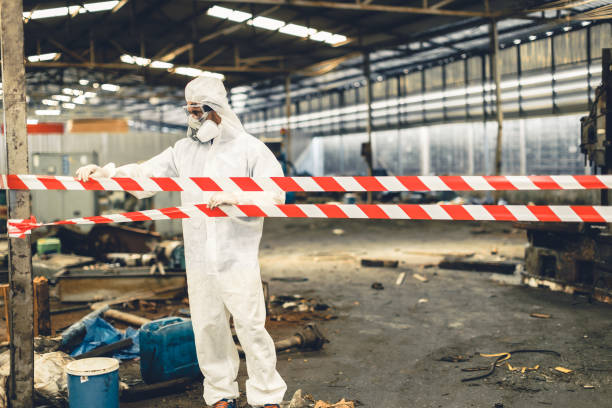 Professional Crime Scene Cleanup technician working in Glen, NH